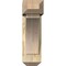 Ekena Millwork Thorton Craftsman Rough Sawn Bracket w/ Offset Brace, Douglas Fir, 6"W x 16"D x 20"H BKT0604X16X20THR04RDF - alternate 4